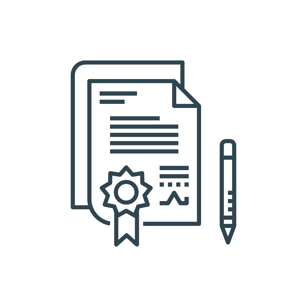 icon of documents with star pasted on it